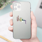 Hillary Clinton Gay Pride Sticker (Telefoon)