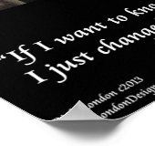Hillary Clinton Grappige Kapsel Citaat Poster (Hoek)