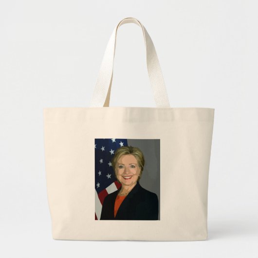hillary clinton grote tote bag (Voorkant)