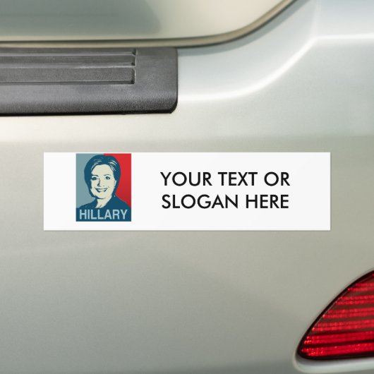 HILLARY CLINTON HOPE -.png Bumpersticker (Op auto)