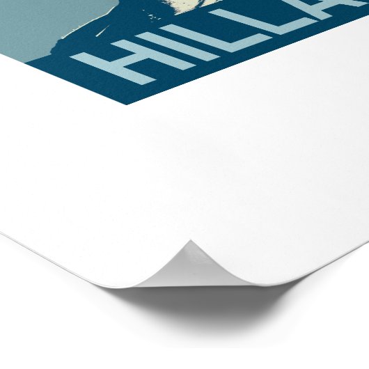 HILLARY CLINTON HOPE -.png Poster (Hoek)