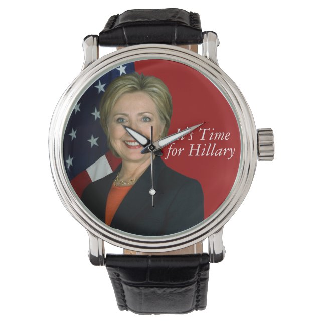 Hillary Clinton Horloge (Voorkant)