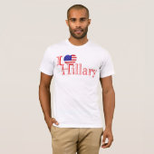 Hillary Clinton I Love Hillary T-Shirt (Voorkant volledig)