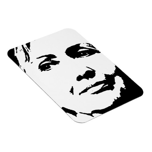 HILLARY CLINTON INK ART MAGNEET (Rechterzijde)