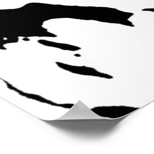 HILLARY CLINTON INK ART POSTER (Hoek)