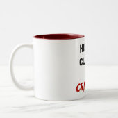 hillary clinton is a criminal mug tweekleurige koffiemok (Links)