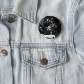 Hillary Clinton is een baas Ronde Button 5,7 Cm (In situ)