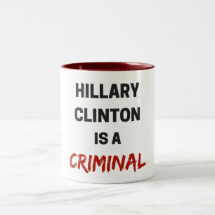 hillary clinton is een criminele mok