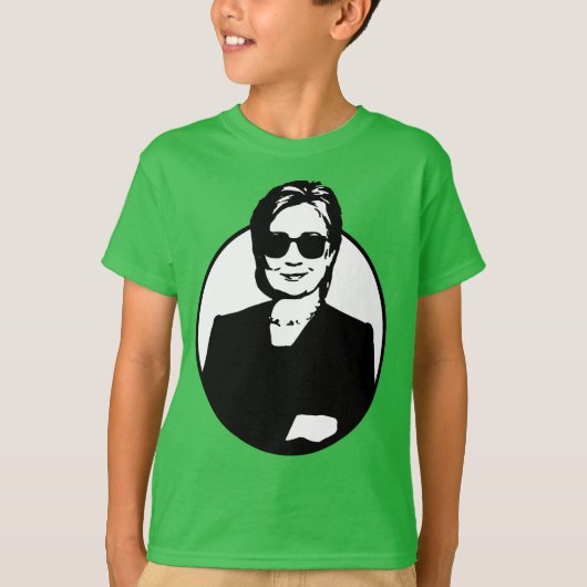 Hillary Clinton is een T-shirt van het Badass-Kind (Voorkant)
