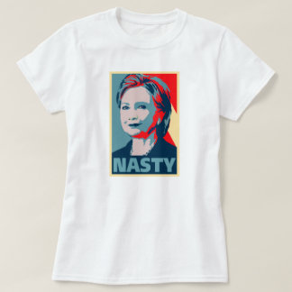 Hillary Clinton is een vrouw die niet lekker is? S T-shirt