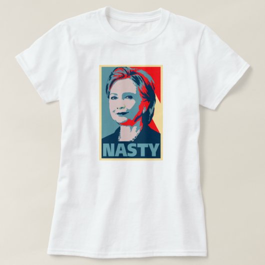 Hillary Clinton is een vrouw die niet lekker is? S T-shirt (Design voorkant)