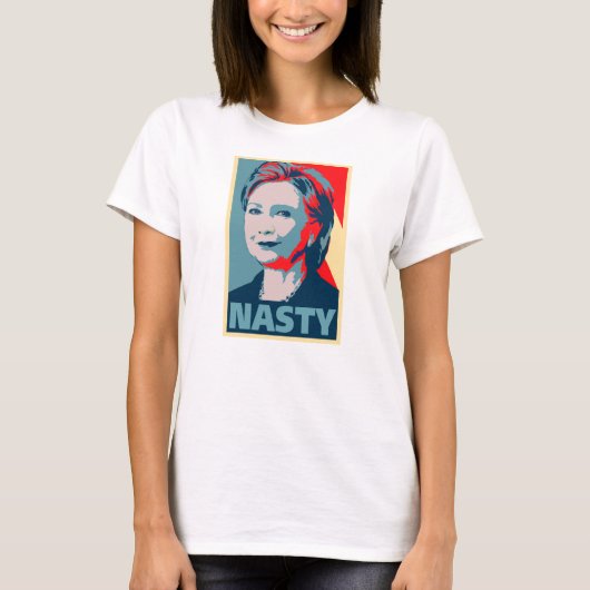 Hillary Clinton is een vrouw die niet lekker is? S T-shirt (Voorkant)
