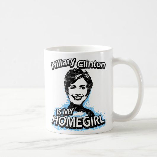 Hillary Clinton is mijn thuisbasis Koffiemok (Rechts)