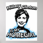 Hillary Clinton is mijn thuisbasis Poster (Voorkant)