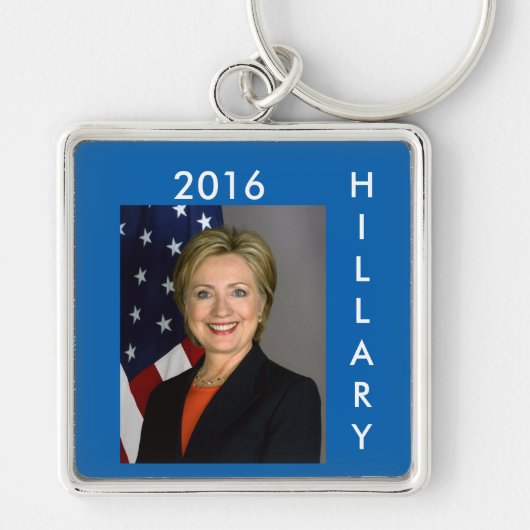 Hillary Clinton Key Ring Sleutelhanger (Voorkant)