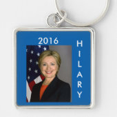 Hillary Clinton Key Ring Sleutelhanger (Voorkant)