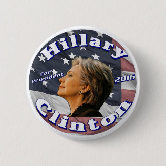 hillary clinton-knop 2016 president ronde button 5,7 cm