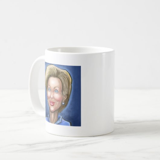 Hillary Clinton Koffiemok (Voorkant links)