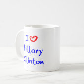hillary clinton koffiemok (Voorkant links)
