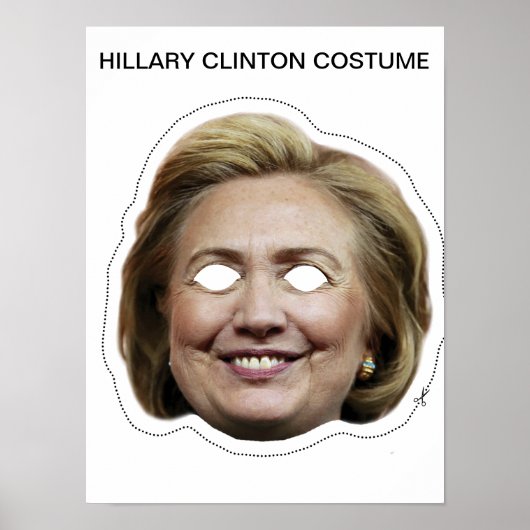 Hillary Clinton kostuum Poster (Voorkant)