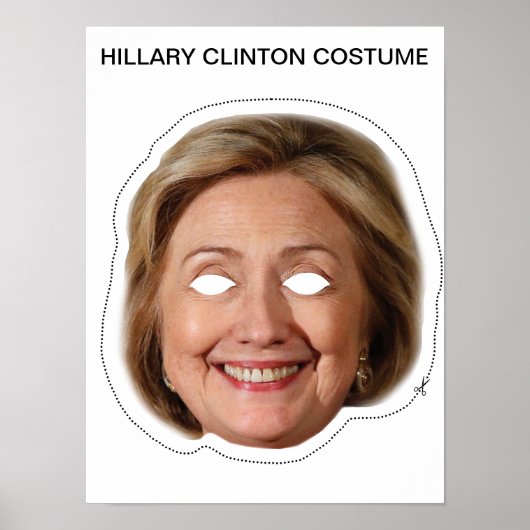 Hillary Clinton kostuum Poster (Voorkant)