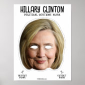 Hillary Clinton kostuummasker Poster (Voorkant)