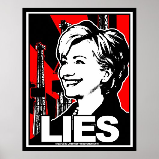 Hillary Clinton: LIES! Poster (Voorkant)
