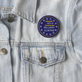 Hillary Clinton Madam President Pinback Button (In situ)