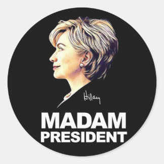 Hillary Clinton "Madam President" Sticker