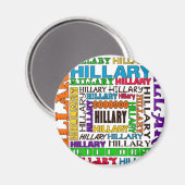 Hillary Clinton Magneet (Voorkant / Achterkant)