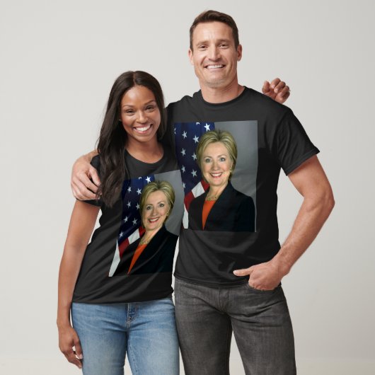 Hillary Clinton Mannen Basic Dark T-Shirt (Unisex)