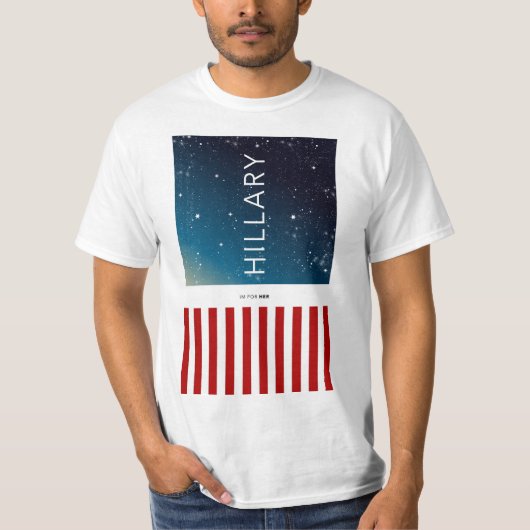 HIllary Clinton Mannen Shirt (Voorkant)