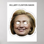Hillary Clinton Mask Poster (Voorkant)