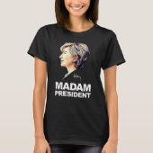 Hillary Clinton "Mevrouw President" Shirt vrouwen (Voorkant)