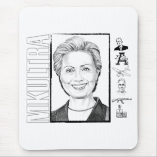 Hillary Clinton MKULTRA Mousepad Muismat