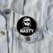 Hillary Clinton "Nasty"-Button Ronde Button 7,6 Cm (In situ)