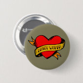 Hillary Clinton Nasty Woman Tattoo Button (Voorkant /achterkant)