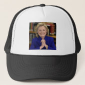 Hillary Clinton neemt een dorp cadeau Trucker Pet (Voorkant)