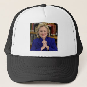 Hillary Clinton neemt een dorp cadeau Trucker Pet