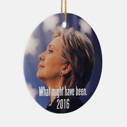 Hillary CLINTON Ornament (Rechts)