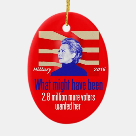 Hillary CLINTON Ornament (Voorkant)