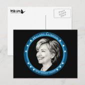 hillary clinton: picturesque: briefkaart (Voorkant / Achterkant)