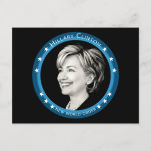 hillary clinton: picturesque: briefkaart