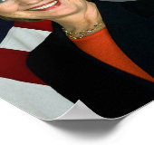Hillary Clinton Portrait Poster (Hoek)