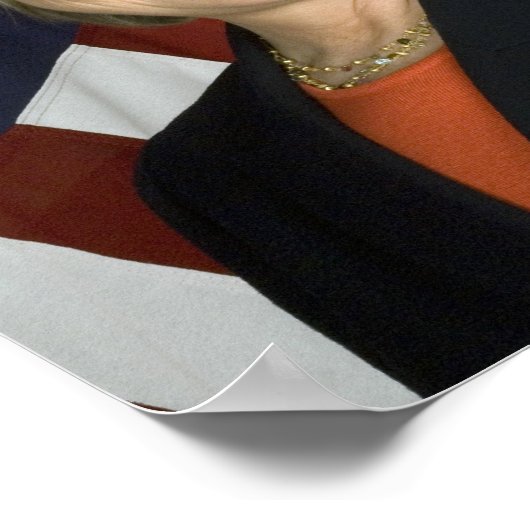 Hillary Clinton Poster (Hoek)