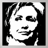 Hillary Clinton Poster (Voorkant)