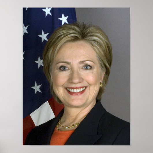 Hillary Clinton Poster (Voorkant)