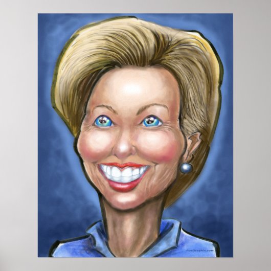 Hillary Clinton Poster (Voorkant)