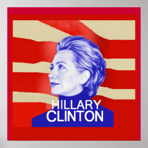 Hillary Clinton POSTER afdrukken