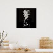 Hillary Clinton POSTER afdrukken (Keuken)